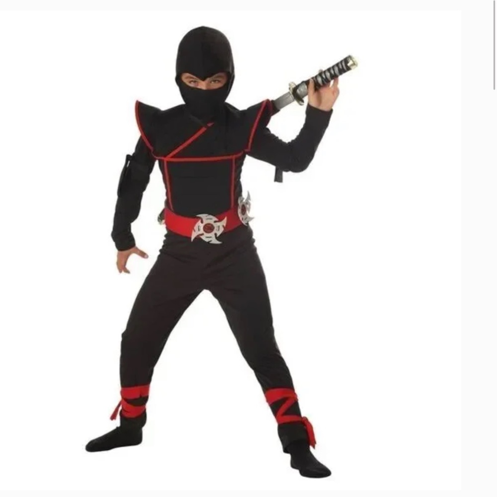Ninja Fighter Assassin Kids Halloween Costume  